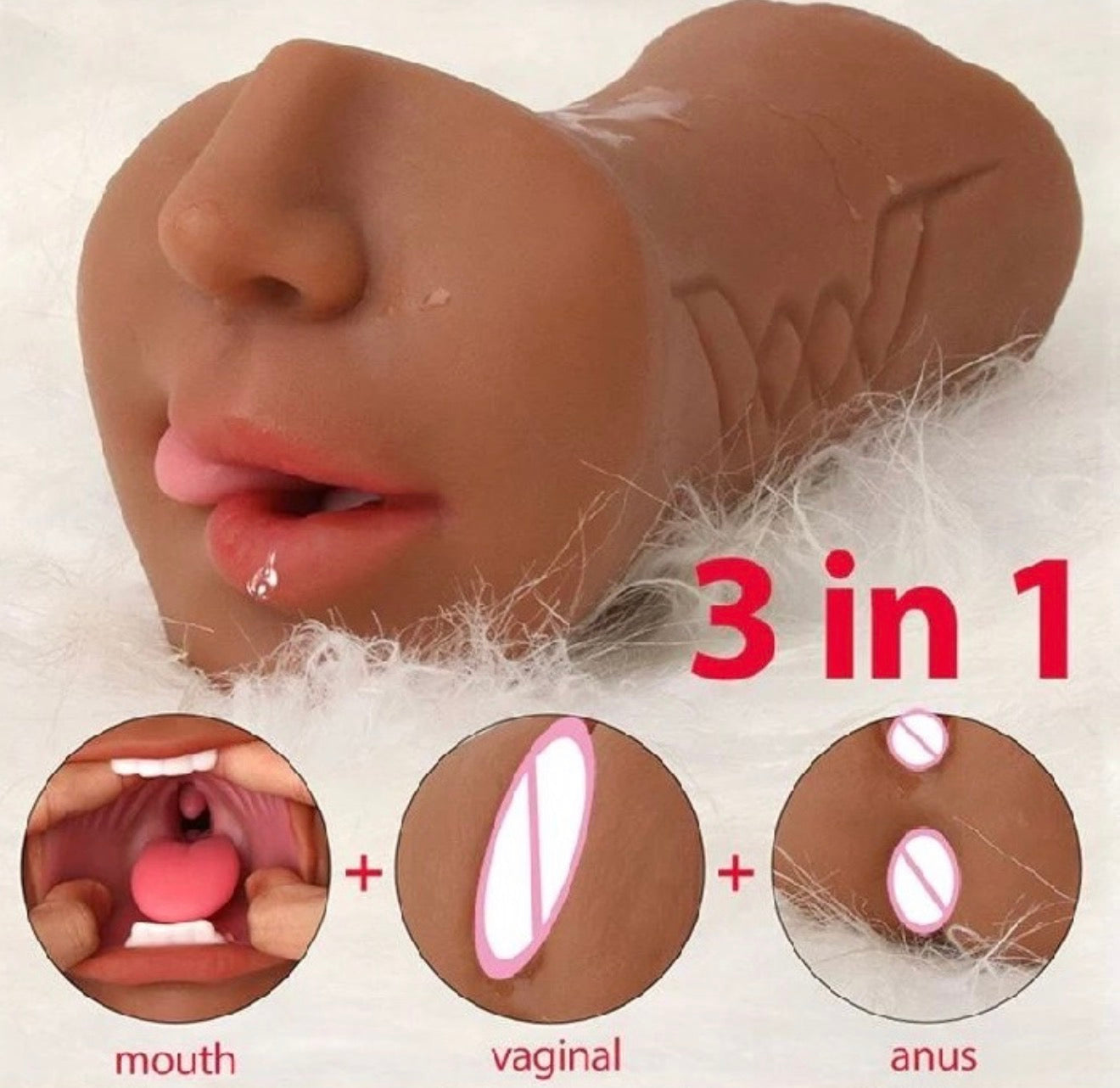 3 IN 1 Male masturbation Toy